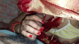 Indian Very Hot Aunty Sucking Nephew Small Dick With Doggystyle Fucking