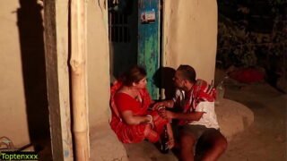 Indian Village House Wife With Husband Friend Hard Sex In Night